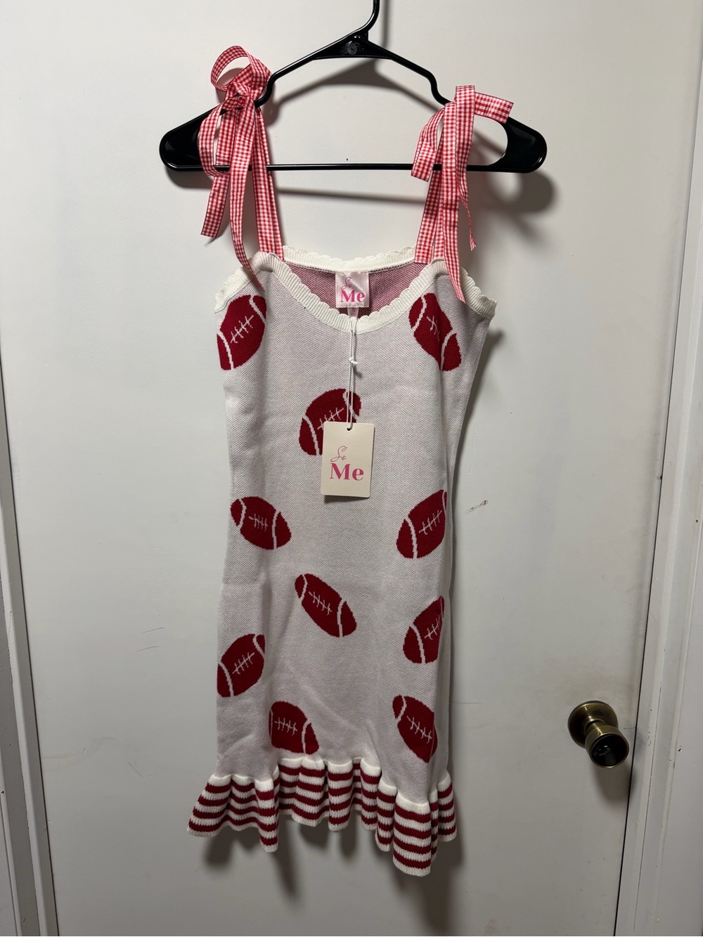 So Me Gameday Football Knitted Dress